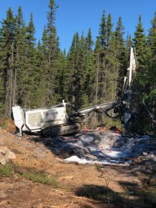 Drilling blast holes