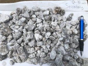Secondary crush - sized to ship